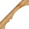 Ekena Millwork 6"W x 40"D x 40"H Balboa Rough Sawn Knee Brace, Western Red Cedar BRC06X40X40BOA00RWR - alternate 3